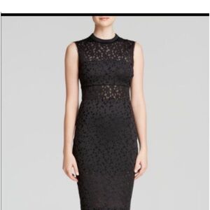 NWOT ELIZABETH JAMES Levin Black Sleeveless Dress